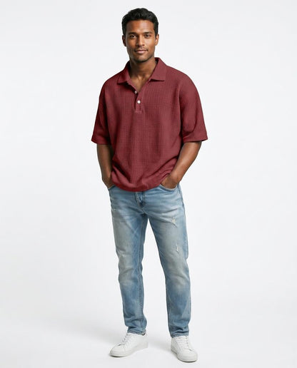 Nord Wear - Cariv | Waffle-Knit Relaxed Fit Shirt Men