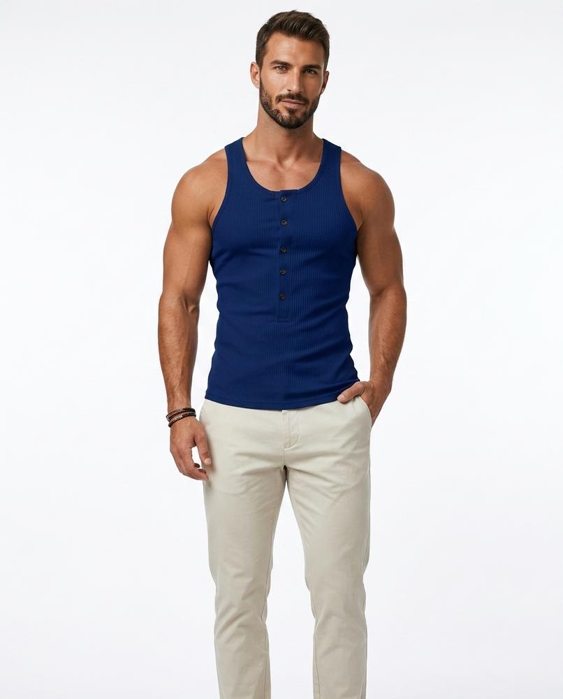 Nord Wear - Duvid | Ribbed Buttoned Top Men