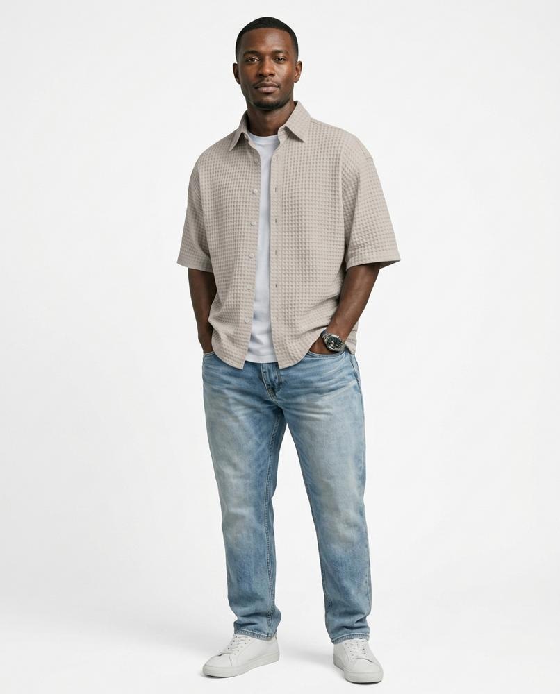 Nord Wear - Lanen | Waffle-Knit Short-Sleeved Shirt Men