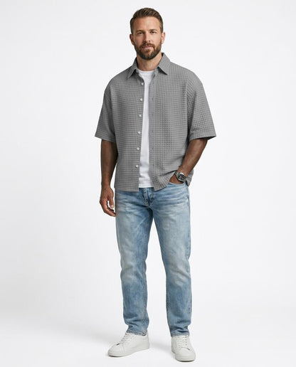 Nord Wear - Lanen | Waffle-Knit Short-Sleeved Shirt Men