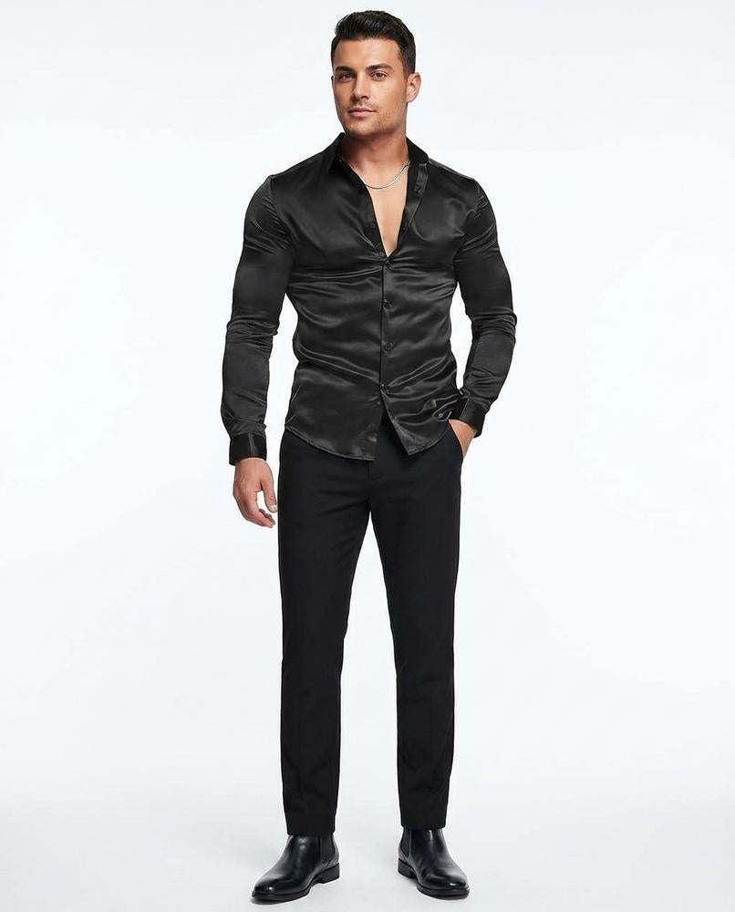 Nord Wear - Rurit | Satin-Finish Slim-Fit Shirt Men