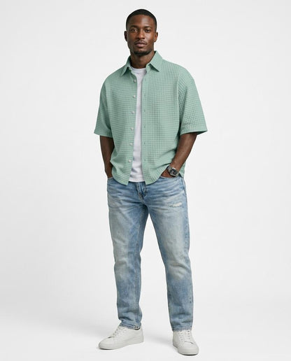 Nord Wear - Lanen | Waffle-Knit Short-Sleeved Shirt Men