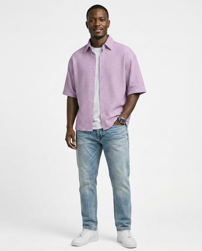 Nord Wear - Lanen | Waffle-Knit Short-Sleeved Shirt Men