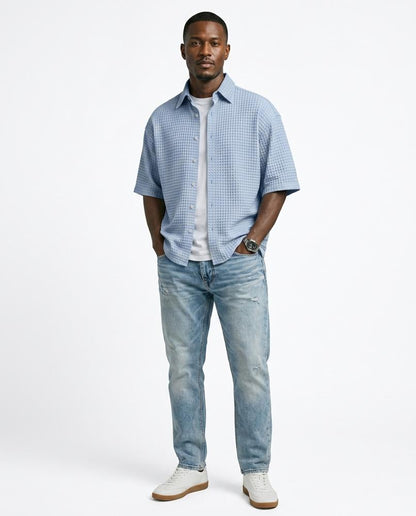 Nord Wear - Lanen | Waffle-Knit Short-Sleeved Shirt Men