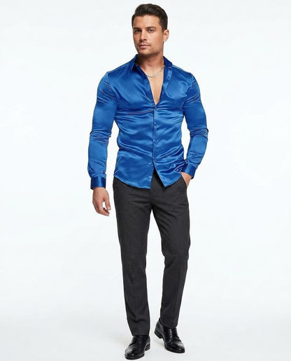 Nord Wear - Rurit | Satin-Finish Slim-Fit Shirt Men