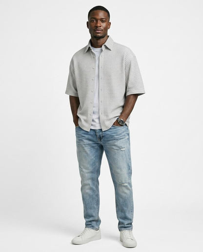 Nord Wear - Lanen | Waffle-Knit Short-Sleeved Shirt Men