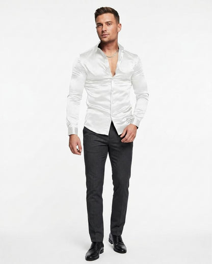 Nord Wear - Rurit | Satin-Finish Slim-Fit Shirt Men