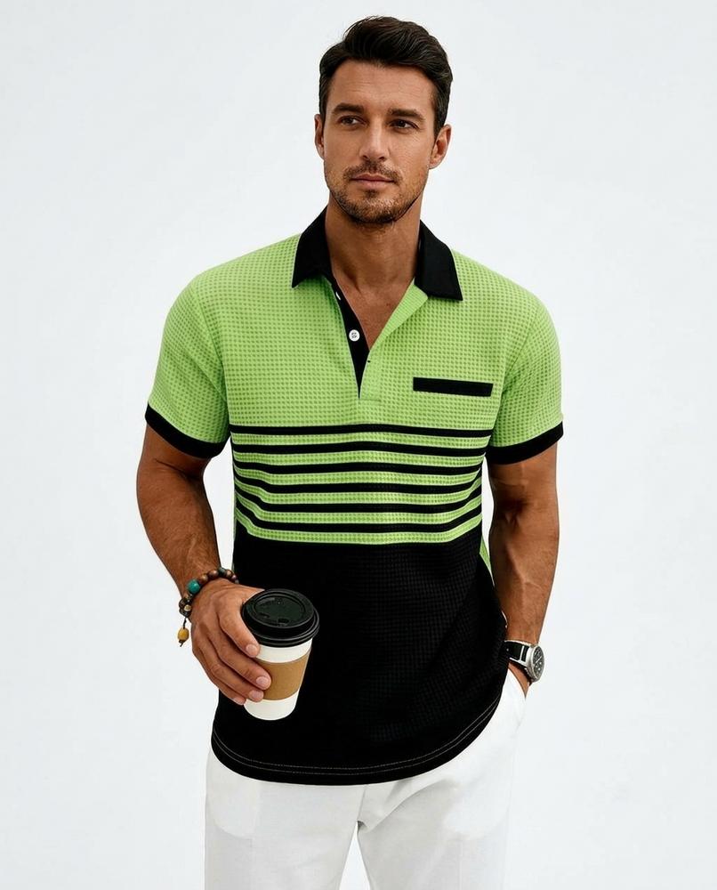Nord Wear - Ruvus | Waffle-Knit Striped Shirt Men