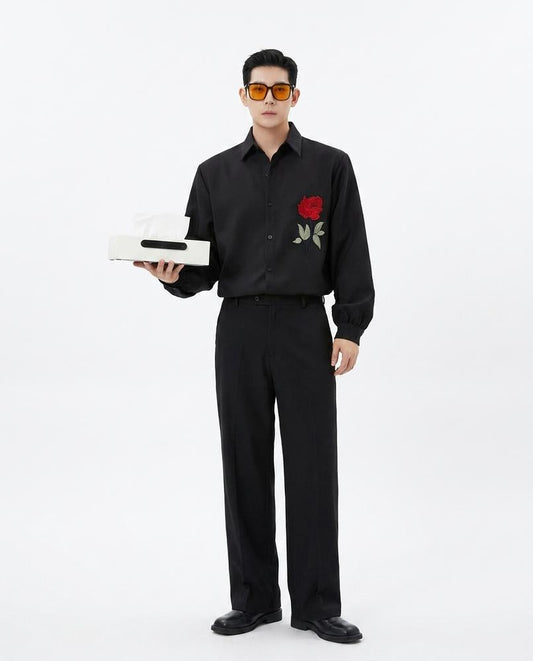 Nord Wear - Ziros | Embroidered Long-Sleeved Shirt Men