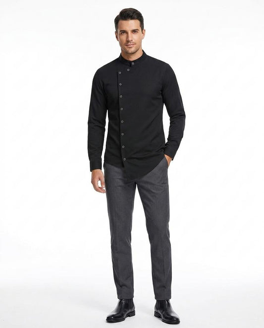 Nord Wear - Lemis | Asymmetrical Slim Fit Shirt Men