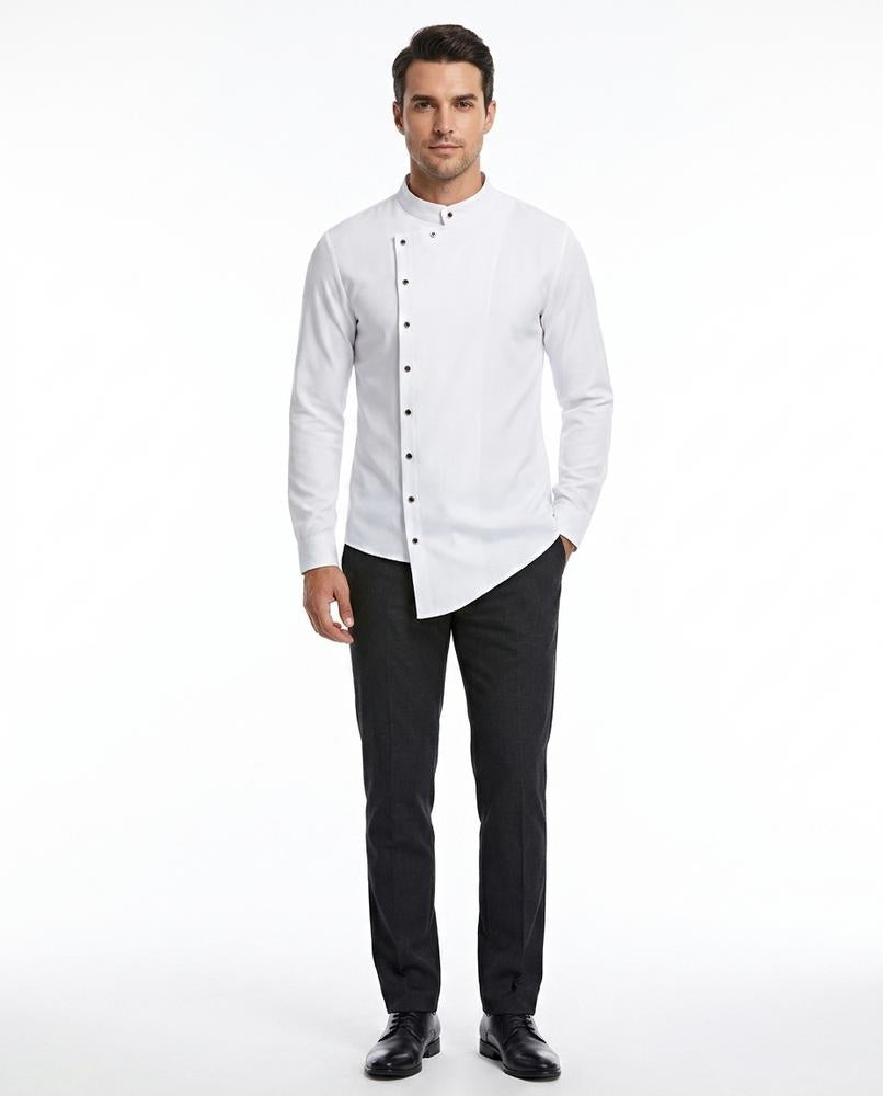 Nord Wear - Lemis | Asymmetrical Slim Fit Shirt Men