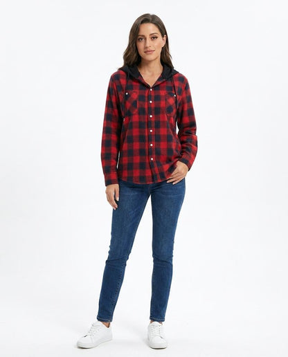 Nord Wear - Lebut | Plaid Hooded Shirt Men
