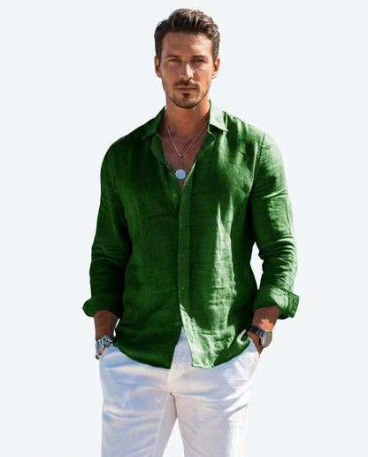 Nord Wear - Kowuv | Linen Long-Sleeved Shirt Men