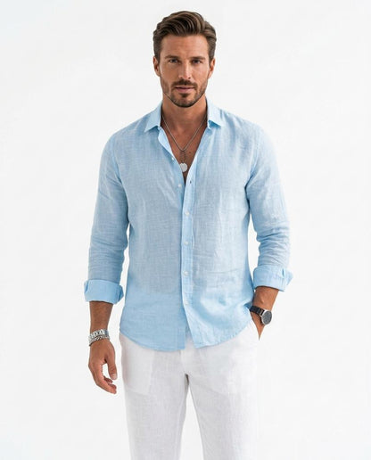 Nord Wear - Kowuv | Linen Long-Sleeved Shirt Men