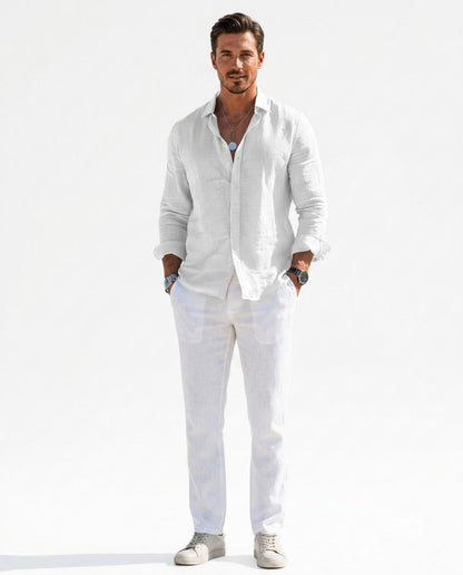 Nord Wear - Kowuv | Linen Long-Sleeved Shirt Men