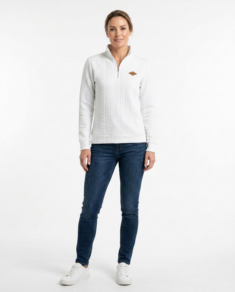 Nord Wear - Sosur | Quarter-Zip Cable-Knit Sweater Women