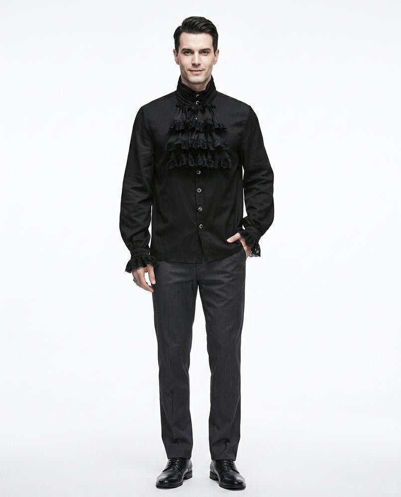Nord Wear - Vigev | Ruffled High-Collar Shirt Men