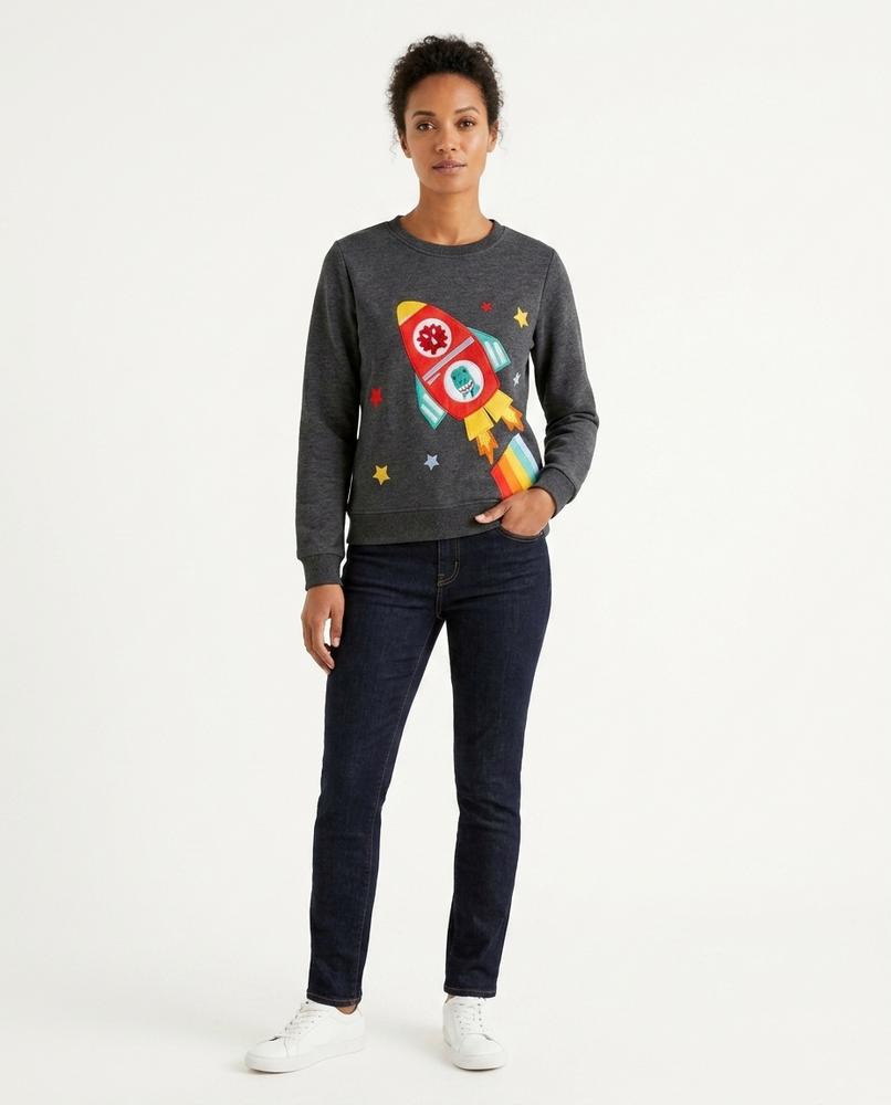 Nord Wear - Negas | Appliquéd Crewneck Sweatshirt Unisex