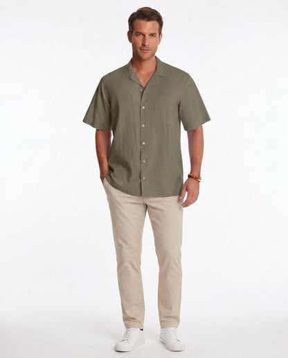Nord Wear - Rurad | Short-Sleeved Revere Collar Shirt Men