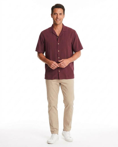 Nord Wear - Rurad | Short-Sleeved Revere Collar Shirt Men