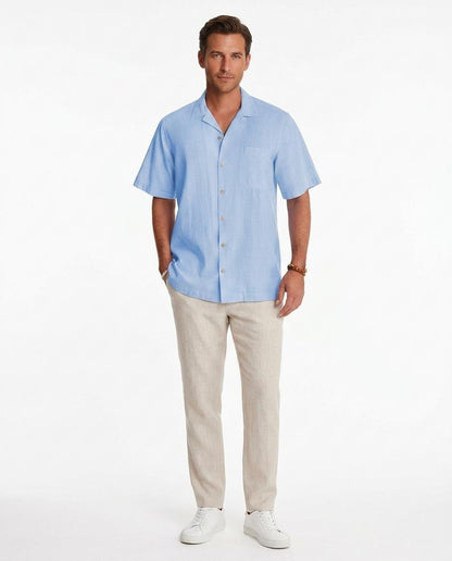 Nord Wear - Rurad | Short-Sleeved Revere Collar Shirt Men