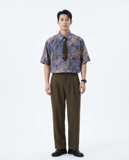 Nord Wear - Yibam | Patterned Short-Sleeved Shirt Men
