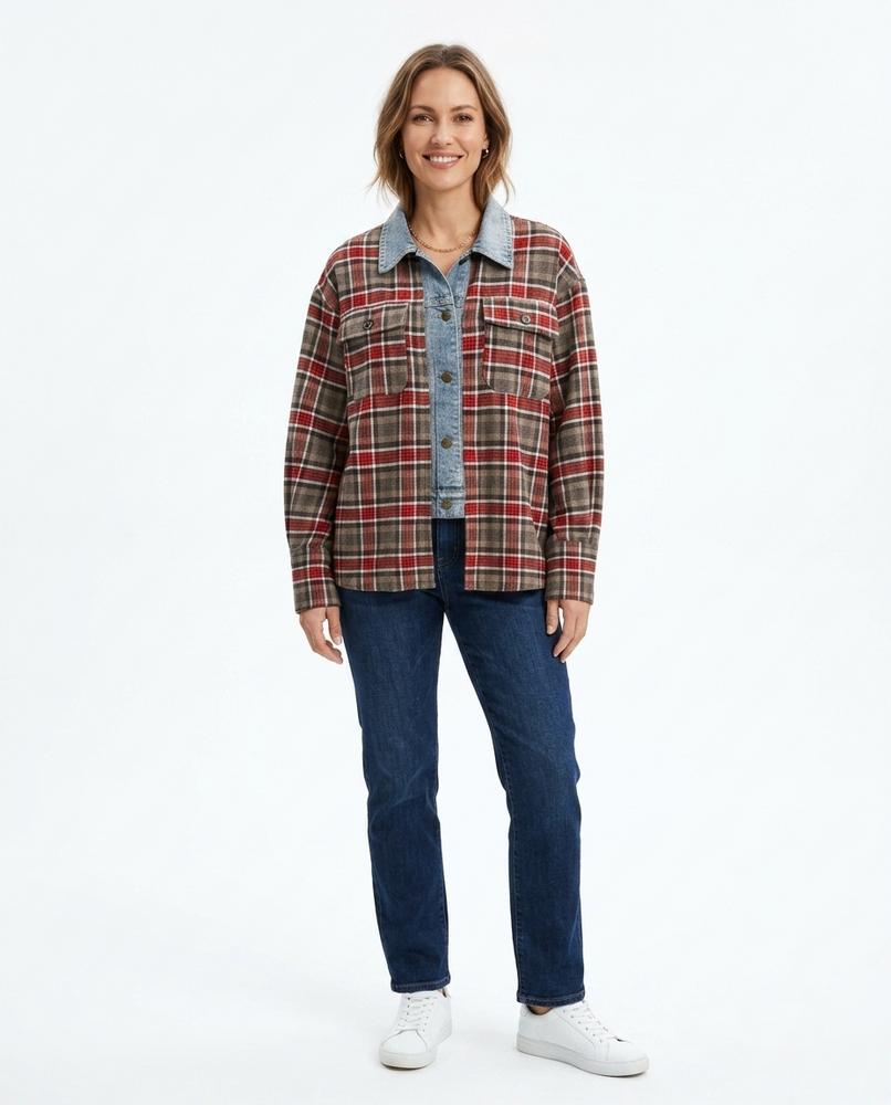 Nord Wear - Luher | Plaid Layered-Look Shirt Women