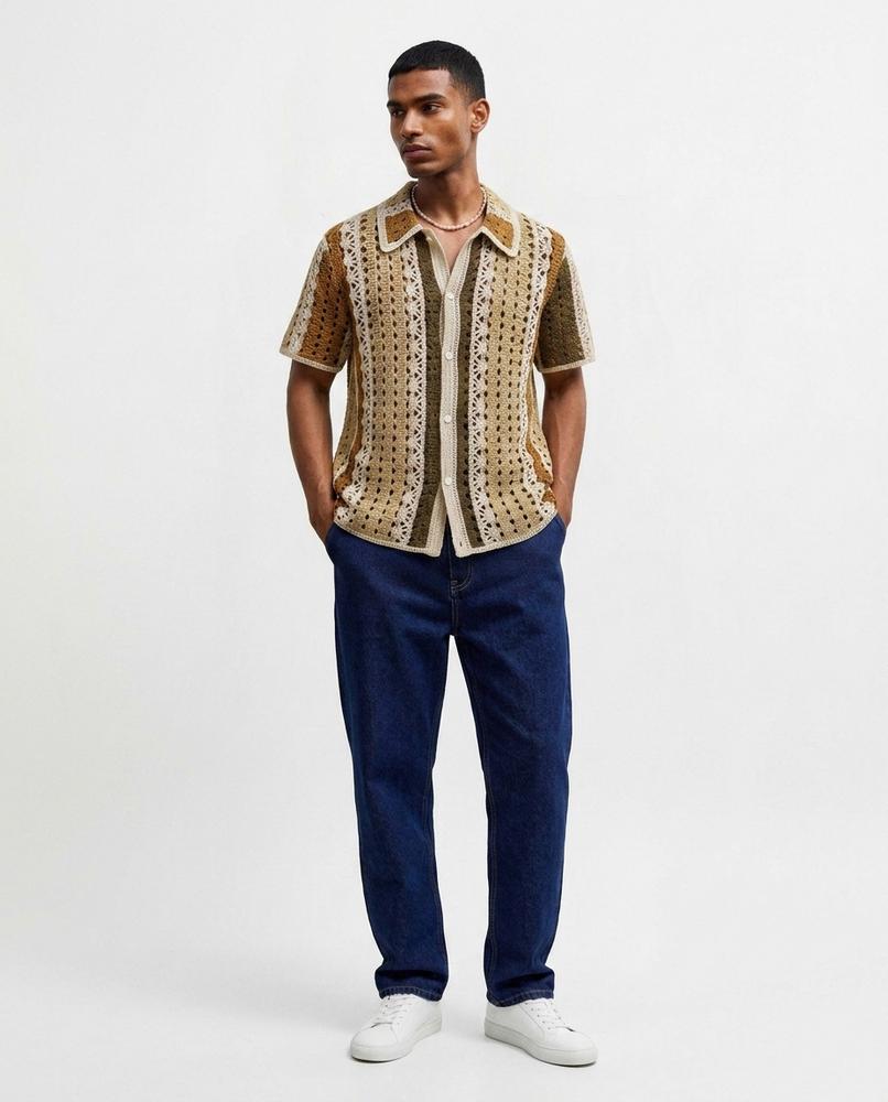 Nord Wear - Dedav | Crocheted Short-Sleeved Shirt Men