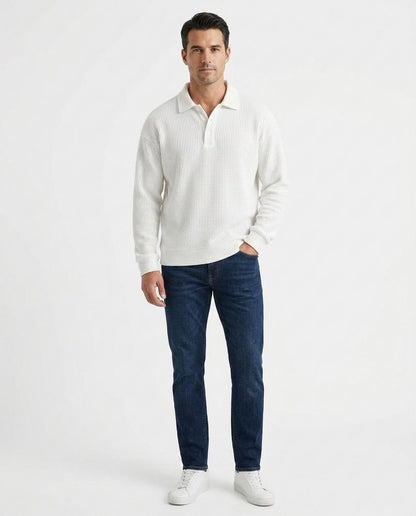 Nord Wear - Rason | Waffle-Knit Collared Sweater Men