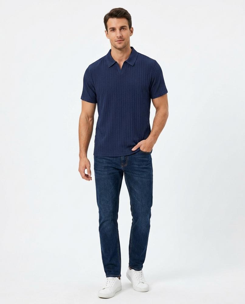 Nord Wear - Cubot | Ribbed Short-Sleeved Shirt Men