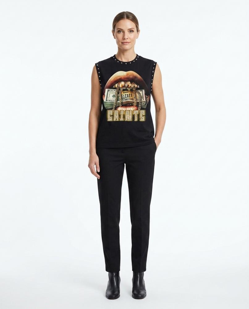 Nord Wear - Nudad | Studded Graphic Print Top Women