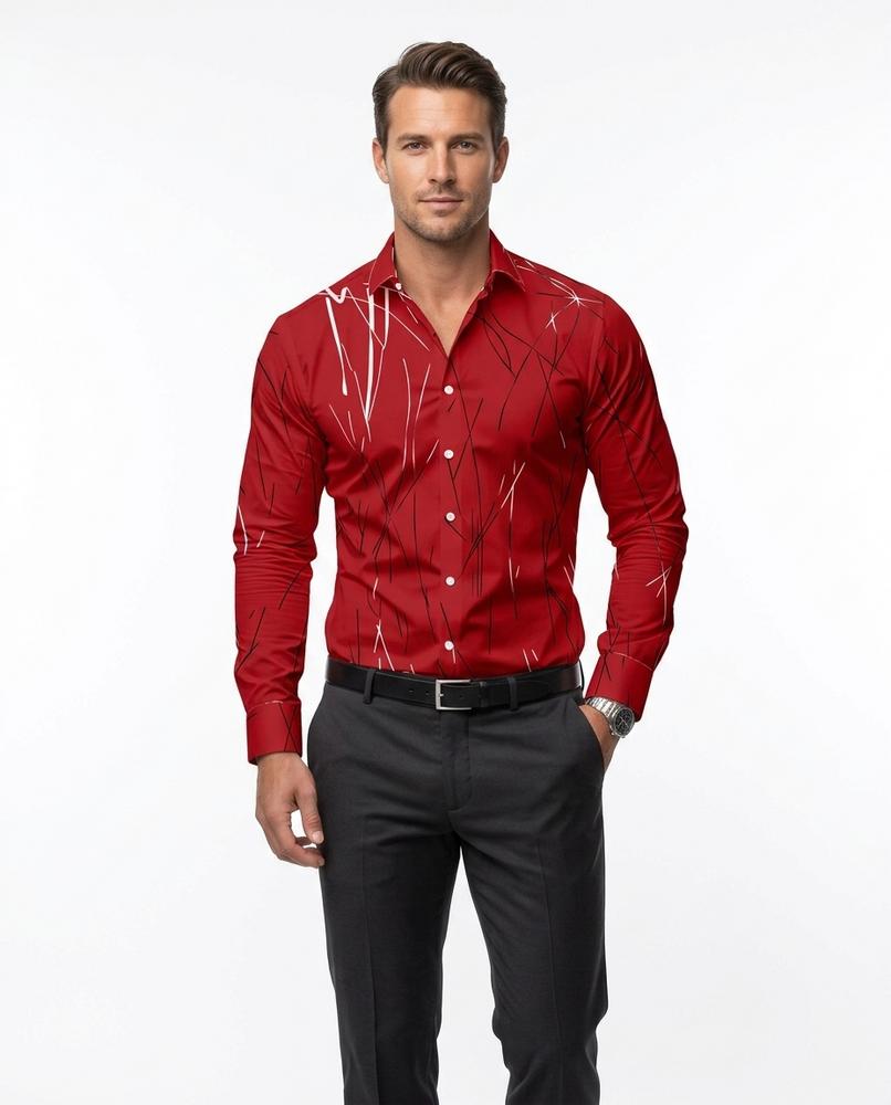 Nord Wear - Kavon | Patterned Slim Fit Shirt Men