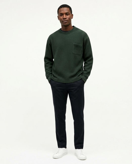 Nord Wear - Deris | Waffle-Knit Loose-Fit Sweatshirt Men