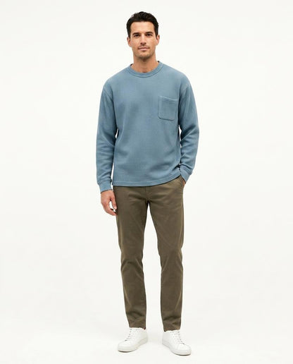 Nord Wear - Deris | Waffle-Knit Loose-Fit Sweatshirt Men