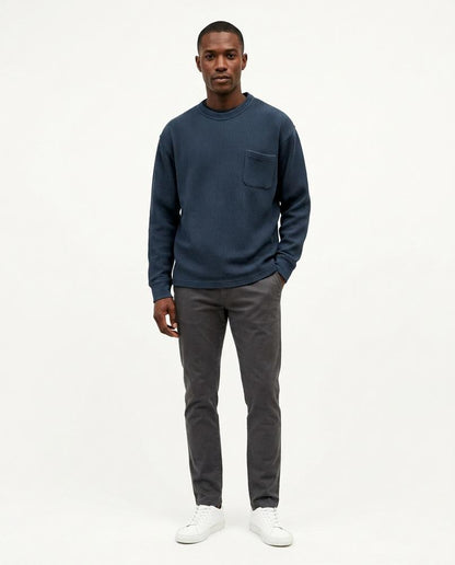 Nord Wear - Deris | Waffle-Knit Loose-Fit Sweatshirt Men