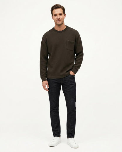 Nord Wear - Deris | Waffle-Knit Loose-Fit Sweatshirt Men
