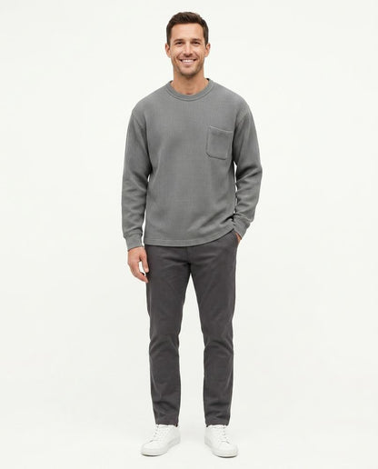 Nord Wear - Deris | Waffle-Knit Loose-Fit Sweatshirt Men