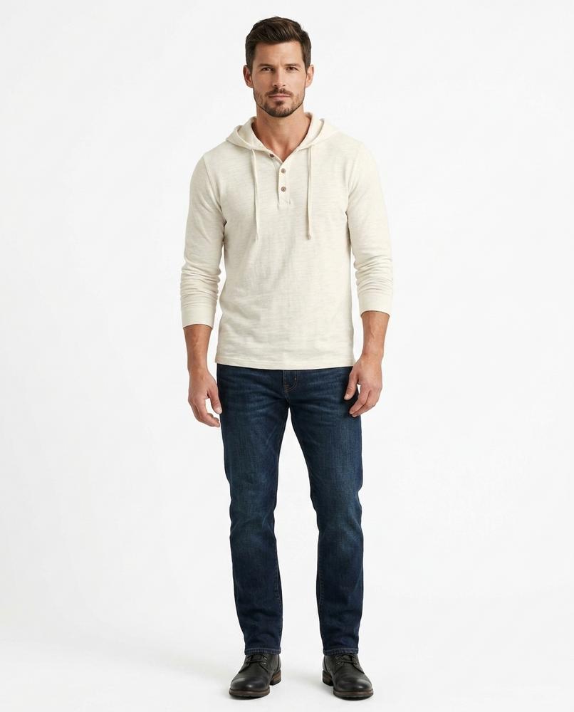 Nord Wear - Aupiv | Henley Textured Hoodie Men