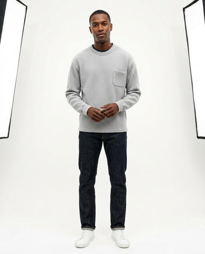 Nord Wear - Deris | Waffle-Knit Loose-Fit Sweatshirt Men