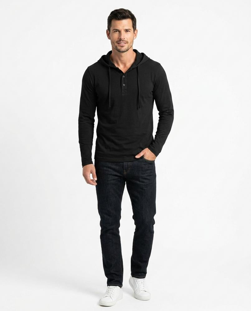 Nord Wear - Aupiv | Henley Textured Hoodie Men