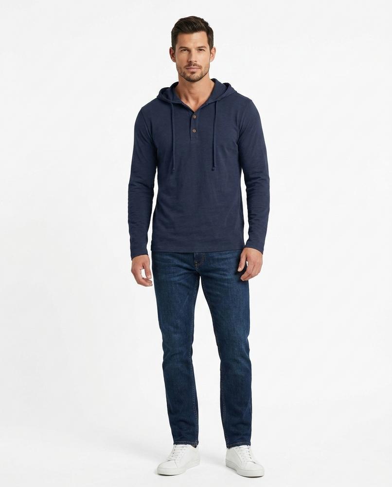 Nord Wear - Aupiv | Henley Textured Hoodie Men