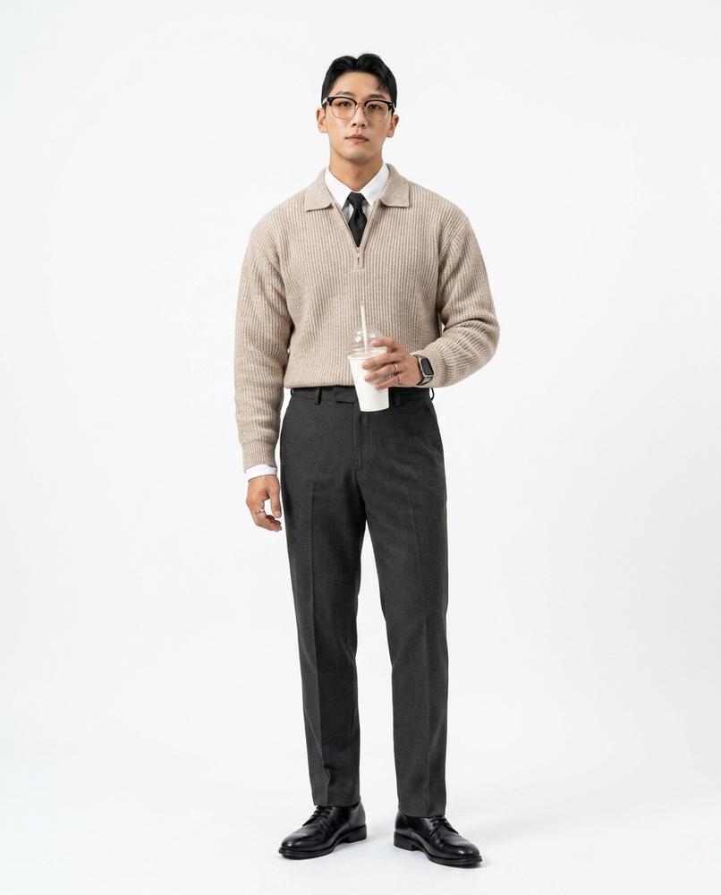 Nord Wear - Yuruv | Ribbed Half-Zip Sweater Men