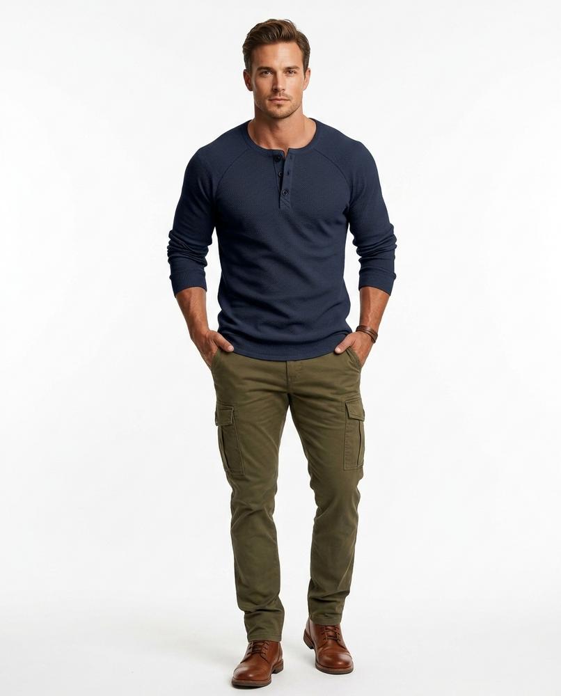 Nord Wear - Lovev | Long-Sleeved Textured Shirt Men