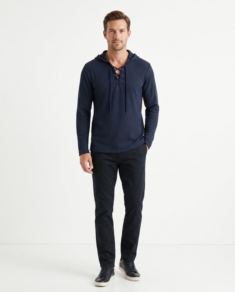Nord Wear - Cugit | Lace-Up Ribbed Hoodie Men