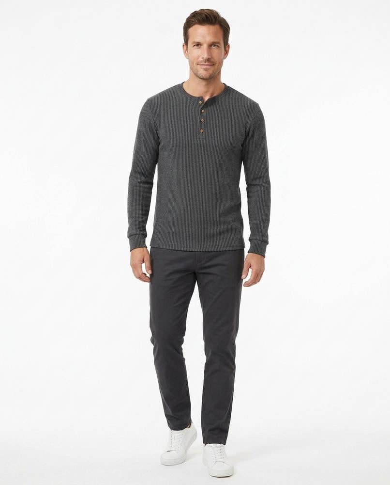 Nord Wear - Dodor | Striped Henley Shirt Men