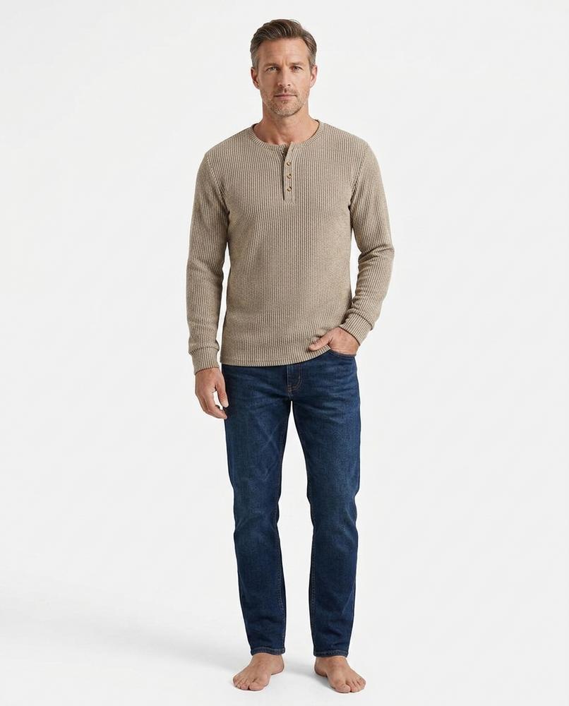 Nord Wear - Dodor | Striped Henley Shirt Men