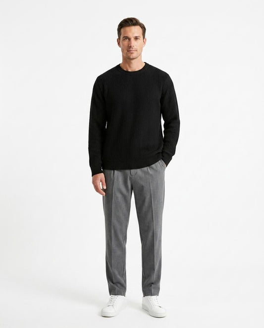 Nord Wear - Selel | Rib-Knit Crewneck Sweater Men