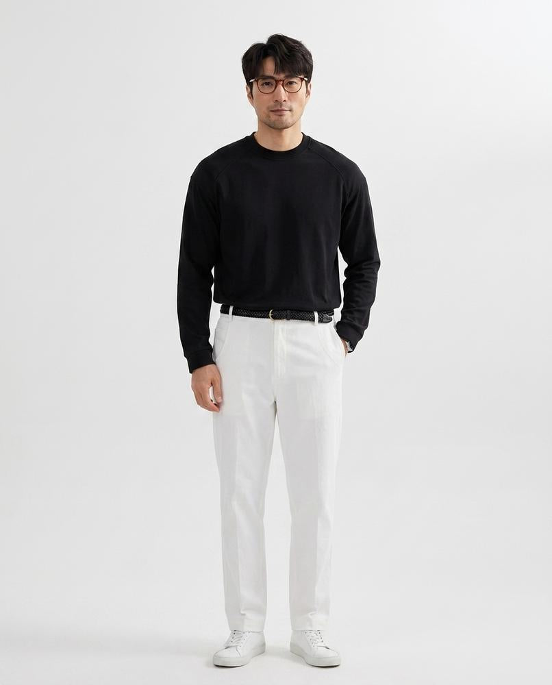 Nord Wear - Aamud | Raglan Sleeve Fine-Knit Sweatshirt Men
