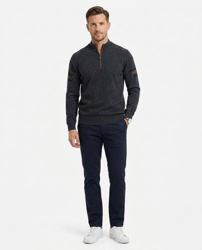 Nord Wear - Yuzik | Zip-Neck Knit Sweater Men