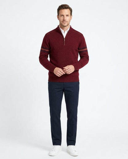 Nord Wear - Yuzik | Zip-Neck Knit Sweater Men
